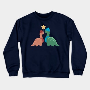 Christmas Dinos Crewneck Sweatshirt